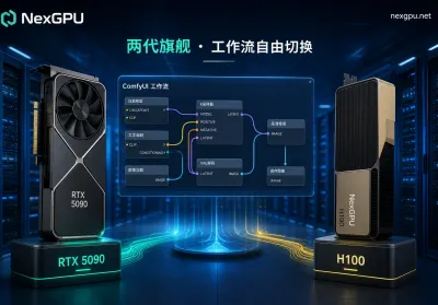 ComfyUI云GPU怎么选：FLUX.2 与视频生成下，RTX 5090 与 H100 的显存、带宽与每张图成本账